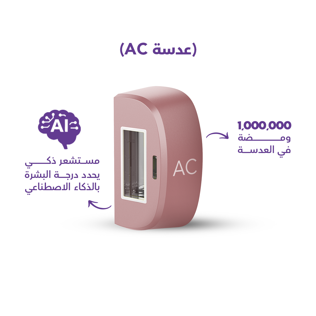 باكج عدسات سمارت الوردي - ( SR - AC )